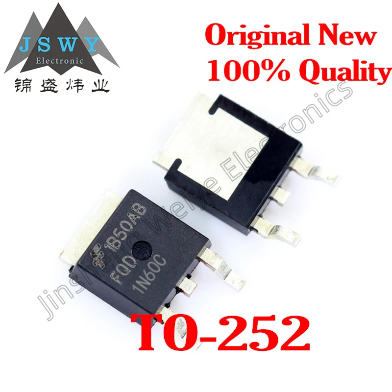 10PCS FQD1N60 FQD5N50 FQD18N20 FQD50N06 FQD8P10 FQD30N06 SMD TO252 FET Transistor 100% Brand New Large Stock