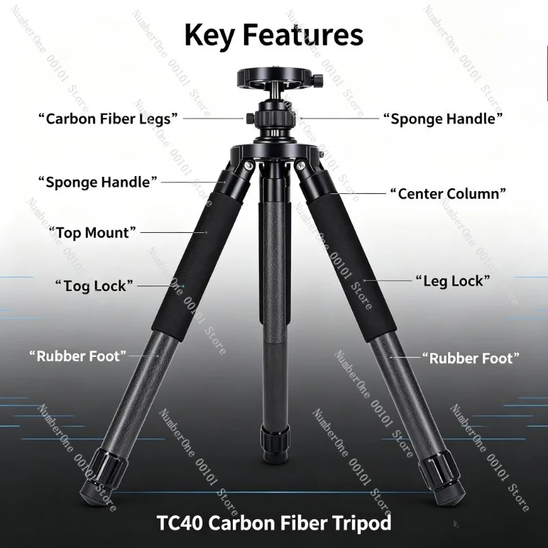TC40 Camera Tripod Compatible With Custom Dock Extension Portable Outdoor Shooting Support Bracket
