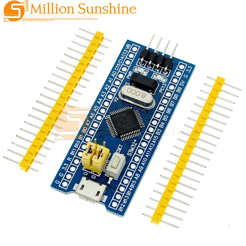 Módulo de placa de desarrollo de sistema mínimo para Arduino, STM32F103C6T6, STM32F103C8T6, ARM STM32