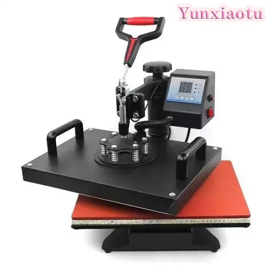 12*12CM 30*38CM 5 in 1 Combo Heat Press Printer Sublimation Machine Heat Press Machine for T-shirts Plates Cap Mug Phone Covers