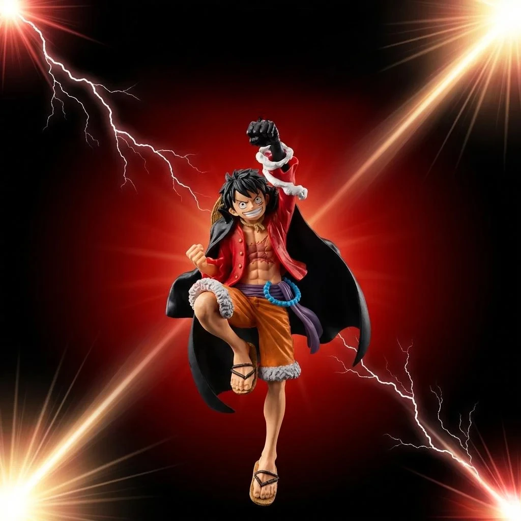 Figura de Anime de 20 cm de One Piece, Luffy Gear 5, Dios del Sol Nika, Figura de PVC, Modelo Coleccionable, Figura de Acción para Escritorio, Juguete, Regalo para Niños