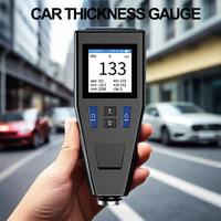 Paint Measuring Instruments Thickness Gauge for Car 0.1um Fe & NFe Electroplate Metal Coating with Color Screen Backlight