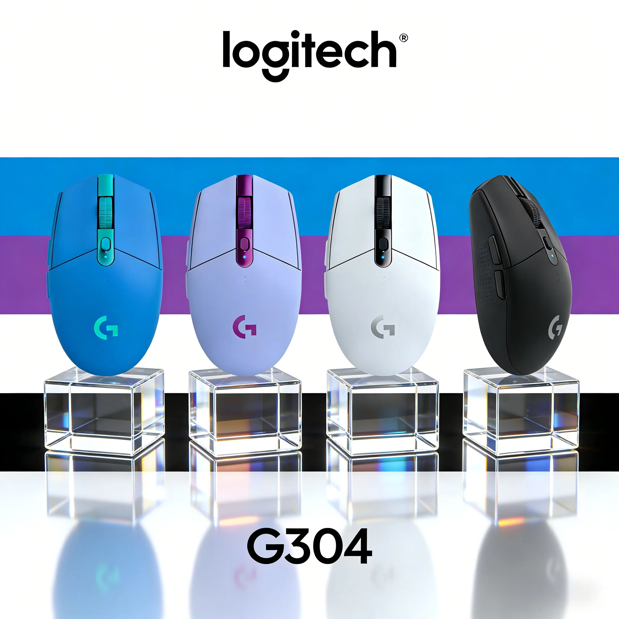 

Logitech G304/G305 LIGHTSPEED Wireless Gaming Mouse 12000 DPI 1ms Latency HERO Sensor 250hr Battery Fast Operation Office Gamers