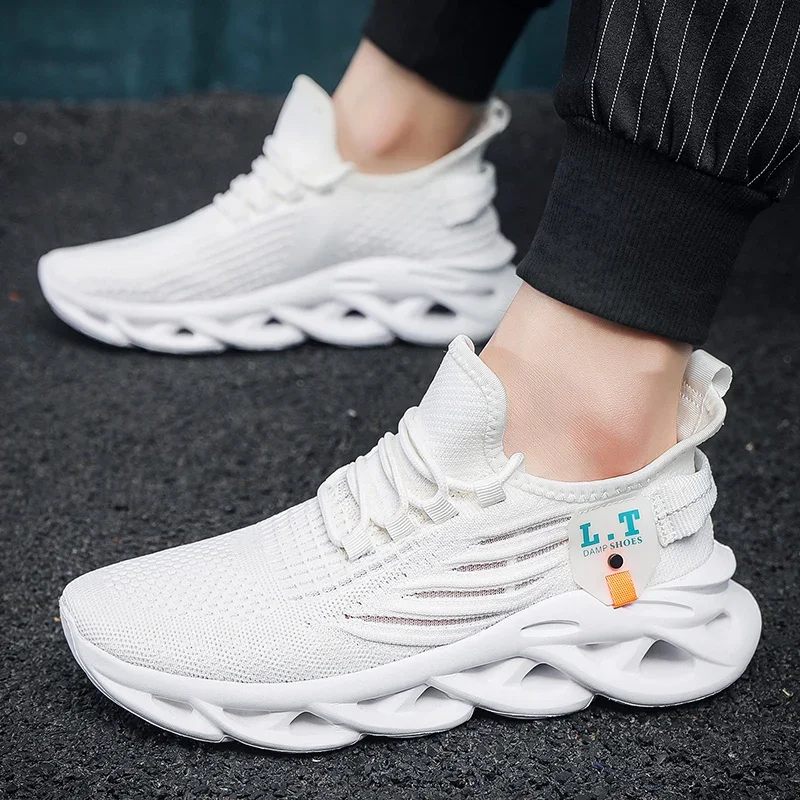 

ELUVA 2025 Men’s Sneakers Running Shoes Lightweight Breathable Mesh Non Slip Comfortable Walking Tennis Gym Athletic Shoes