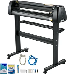 SucceBuy 28Inch Vinyl Cutter Plotter Manual USB Offline Sign Cutting Printer Machine Label Maker LCD Display Signmaster Software