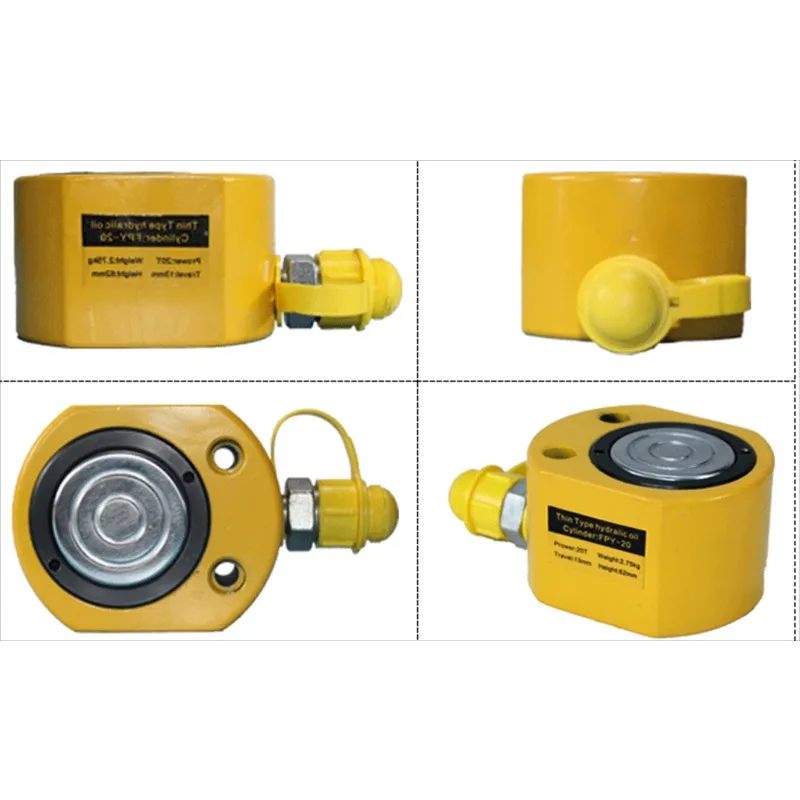 FPY-101 Hydraulic Jack with Height of 50mm, Stroke10mm with CP-180 Hydraulic Pump Super Thin Type Hydraulic Cylinder