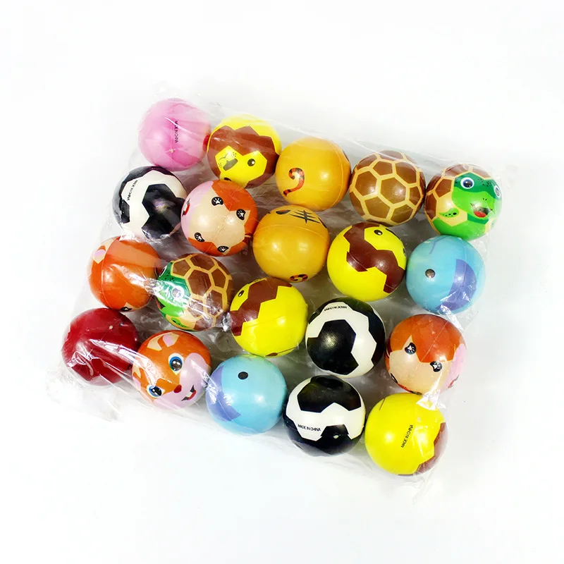 4,3cm Fester PU-Schaum Cartoon-Gesichtsausdruck Schwammball Druckentlastung Hand-Quetschball Spielzeug Kleines Geschenk Antistress-Spielzeug – Detail 5