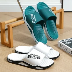 Herren Hausschuhe Sommer PVC Weiche Slipper für Männer Outdoor Verdicken Anti-Rutsch Strand Sandalen Badezimmer Zuhause Flip Flop