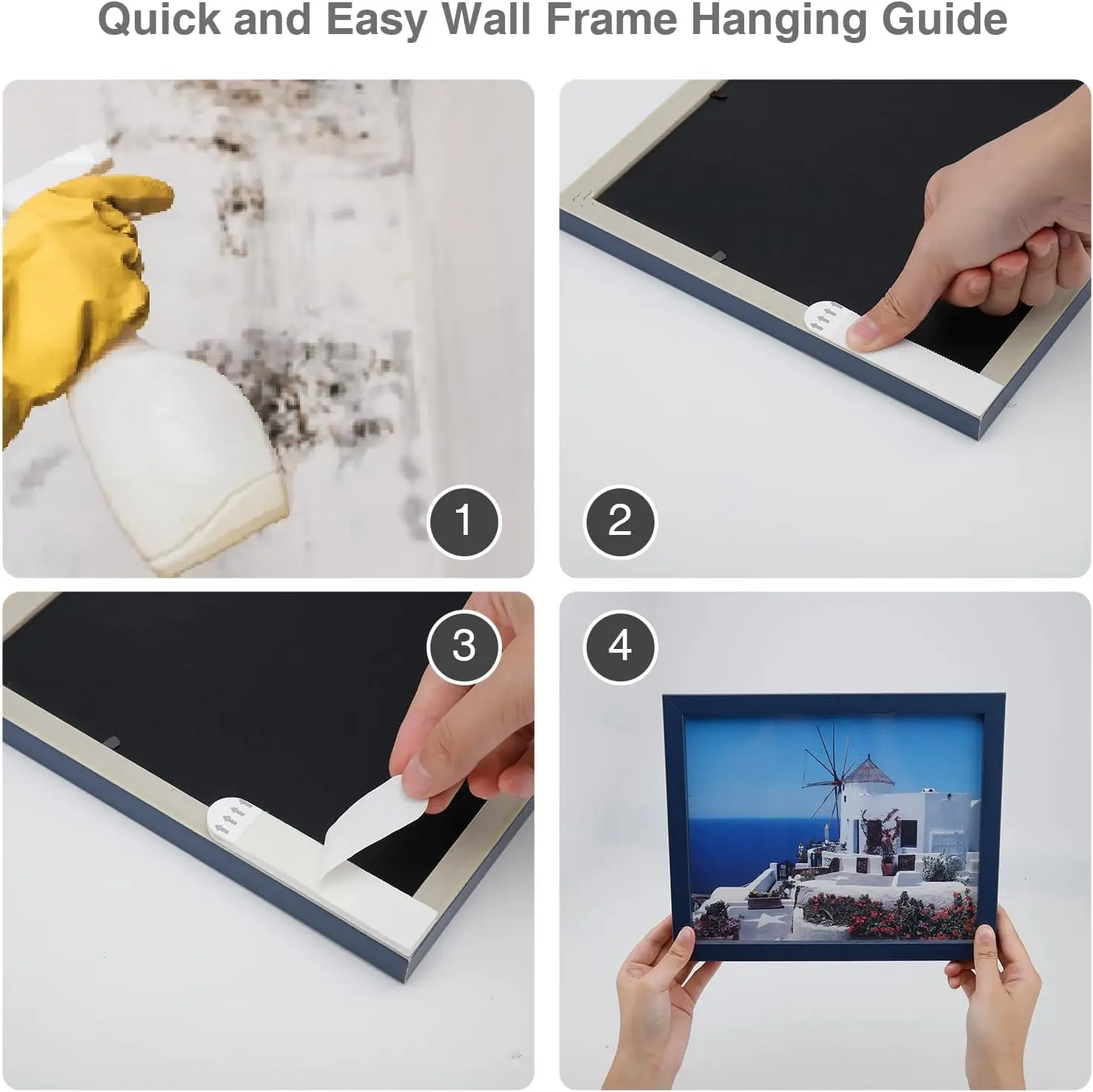 Dual Lock Picture Hanging Strips Heavy Duty picture Hangers for Walls Damage Free Removal Wall Picture Hangers Without Nails