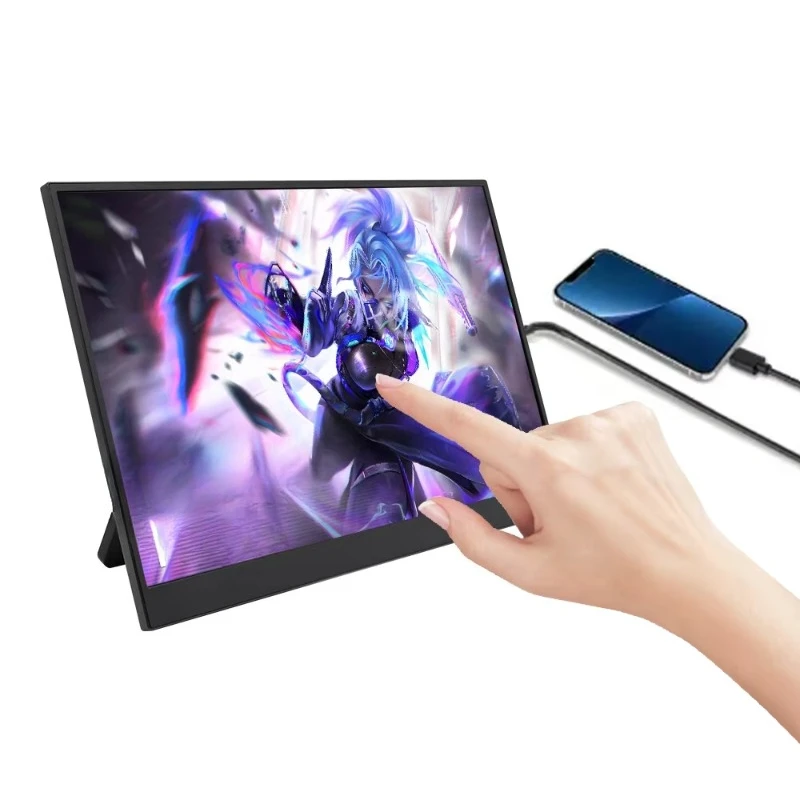 High definition LCD IPS 15.6 Touch screen anti-blue portable display