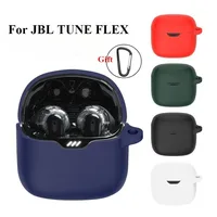 Funda protectora de silicona para auriculares JBL TUNE FLEX, funda protectora antideslizante, accesorios para funda de auriculares inalámbricos