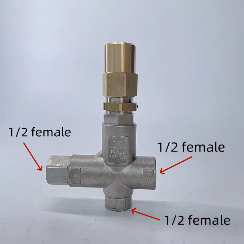 

500-600bar 80L/min Pressure Washer Adjustable high pressure washer parts regulator bypass pressure washer unloader valve VHP60