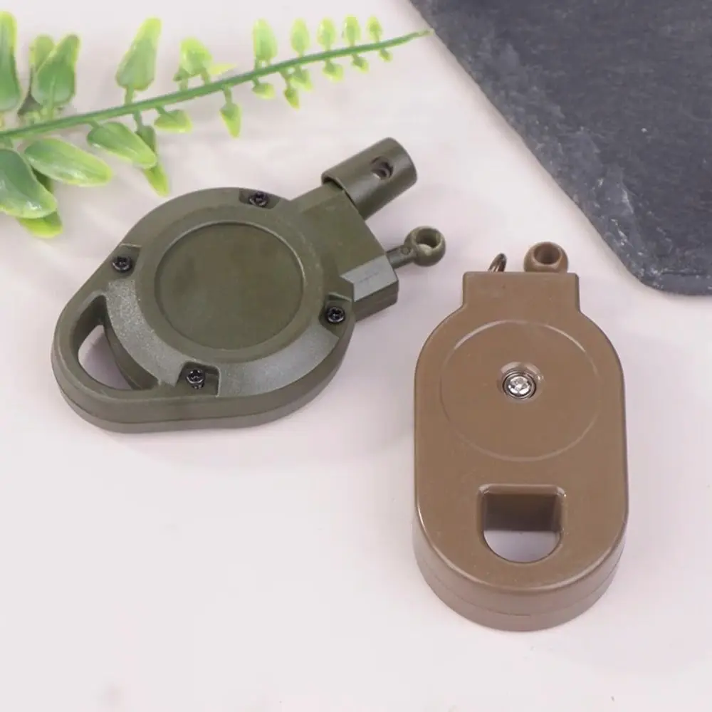 

Durable Steel Wire Hunting Keychain Rebound PE Wire Quick Setting Trap Clip Retractable Easy Pull Buckle Outdoor Hunting Tool
