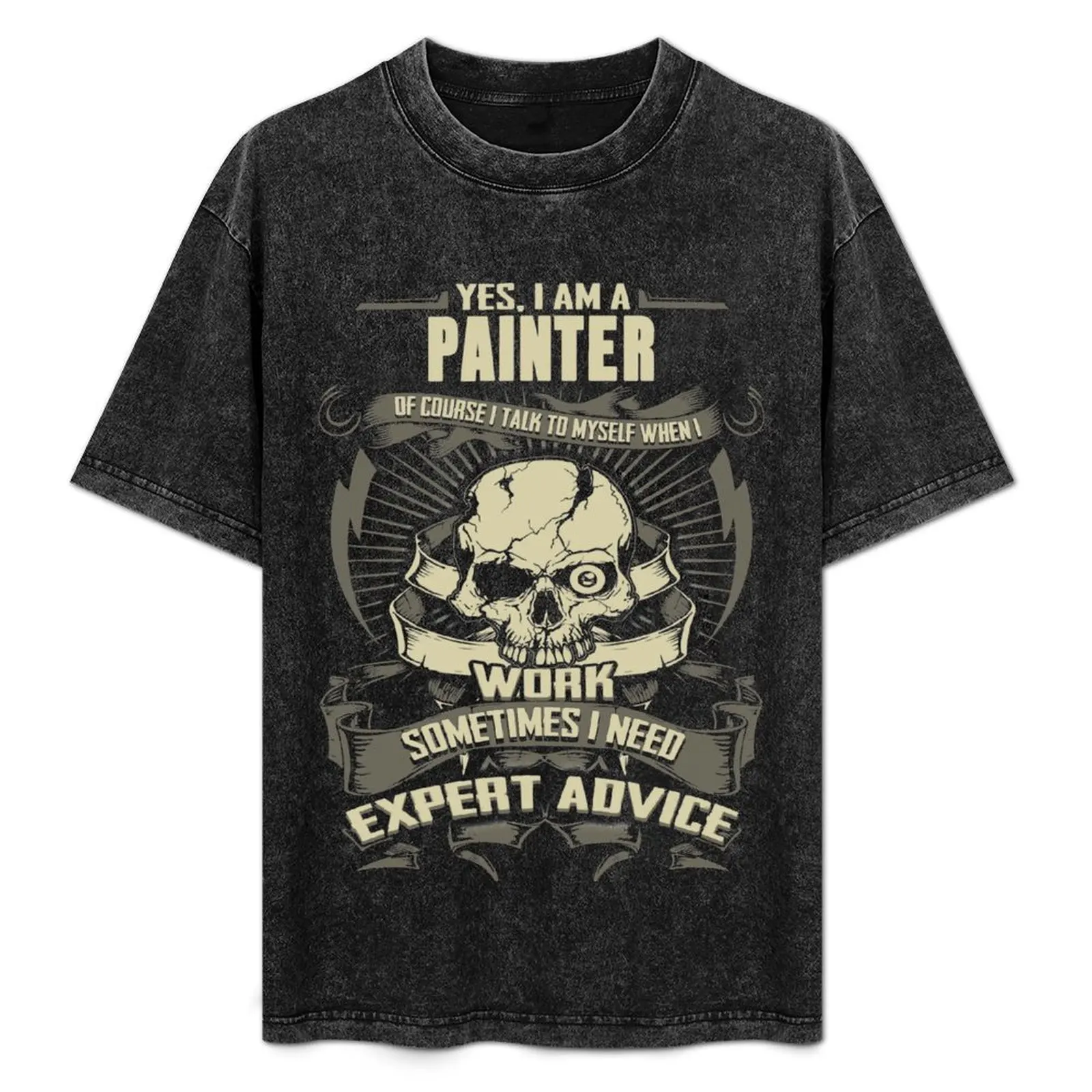 

painter T-Shirt Trendy Casual Short Sleeve Shirt