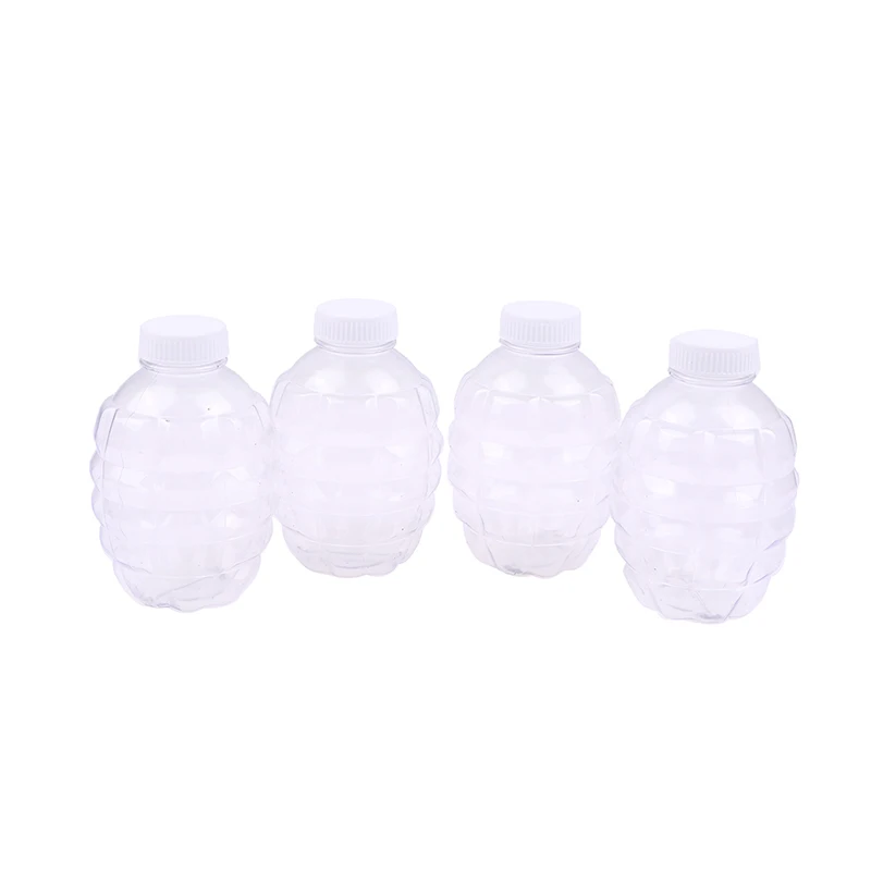 Accesorios de cuentas de Gel de agua de 4 piezas, botella de subpaquete de cuentas de Gel de agua, botella de piña de tolva de plástico