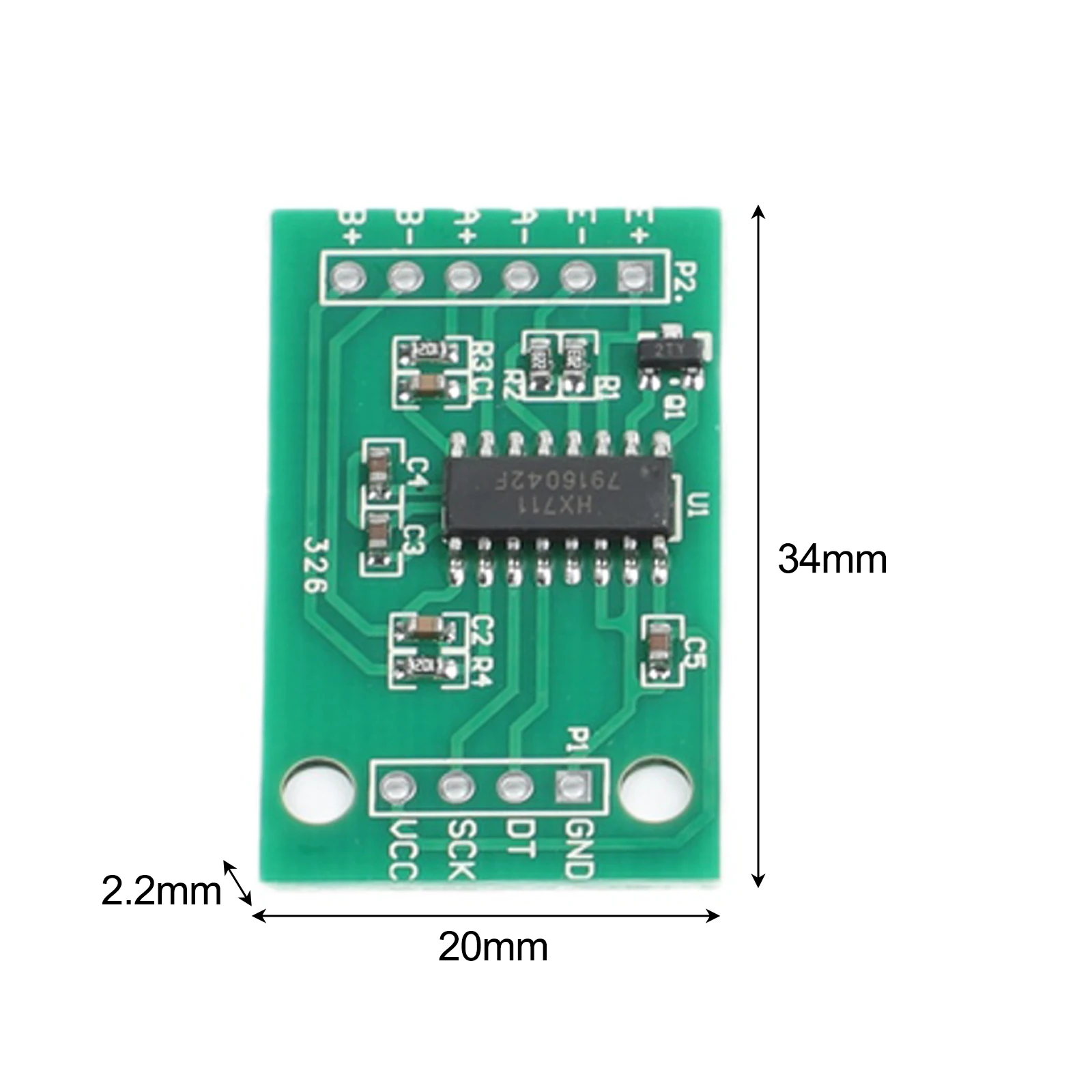 

10pcs PCB HX711 Load Cell Modules With Dual Input Channels Suitable For Arduino Weighing Sensor Module