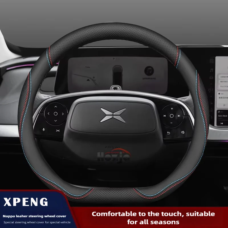 

Leather Car Steering Wheel Cover for Xpeng G6 P7 P5 G3 G9 X9 G3i 2022 2023 2024 2025 Accessories
