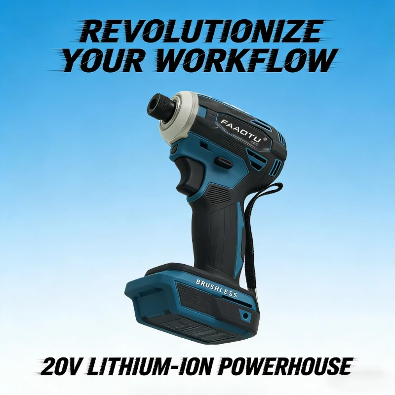 FAAOTU 172 Cordless Impact Driver, Matches MT Performance, Brushless Motor Suitable for MT 18V batteries NO battery