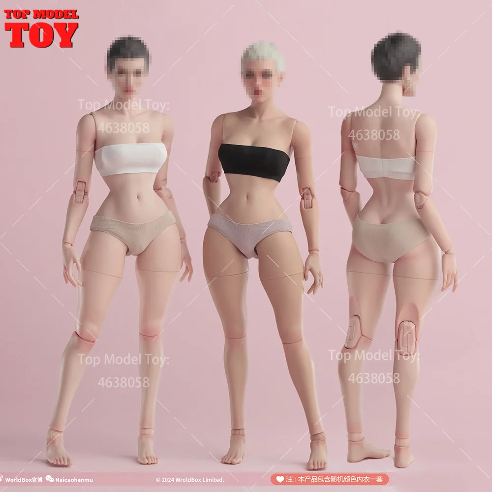 2025 Q3 Worldbox AT210 1/6 Wasp Waist Full Buttock Joint Girl Body 27cm Female Soldier Super Flexible Action Figure Body Dolls