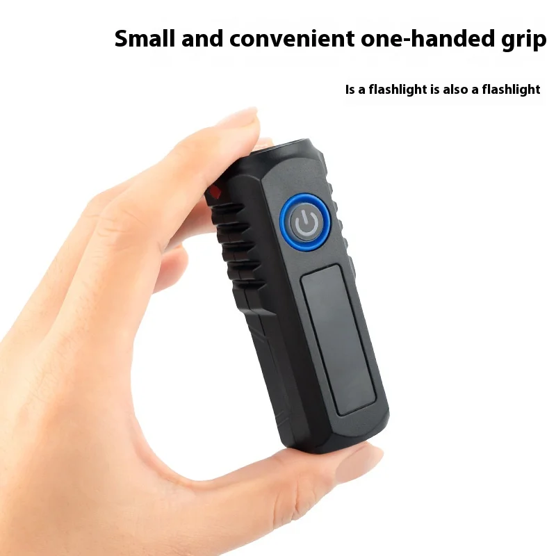 مصباح دراجة هوائية مع شحن USB مصباح أمامي لركوب الدراجات الليلية لركوب الدراجات في الهواء الطلق، ضوء تحذير طويل الأمد للدراجة الجبلية #6