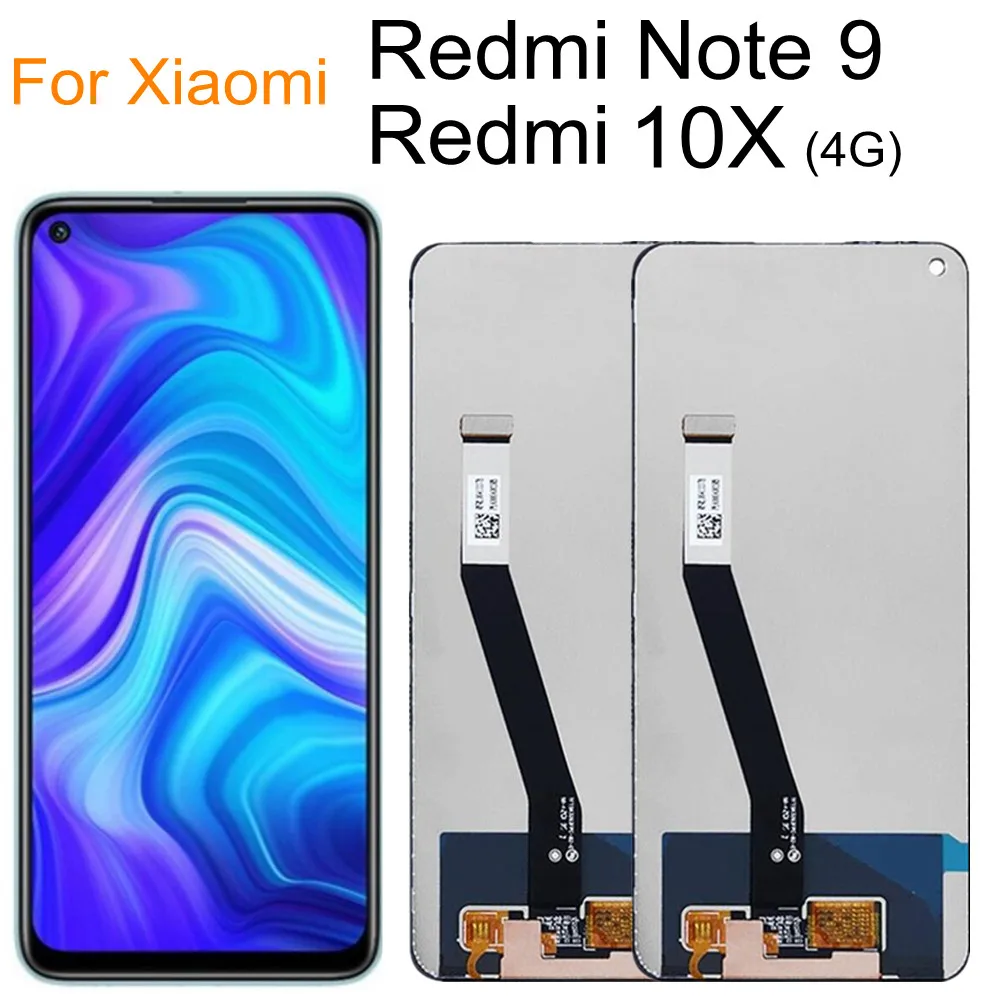 

6.53 LCD For Xiaomi Redmi 10X 4G / Note 9 5G LCD Display Touch Screen Digitizer Assembly Replacement For Xiaomi M2003J15SC LCD