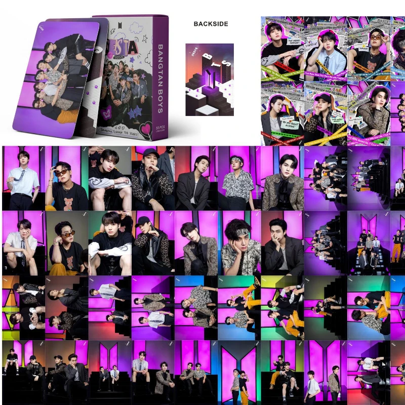 55Pcs/box Photocards V Lomo Cards Photo Card for Fans Collection