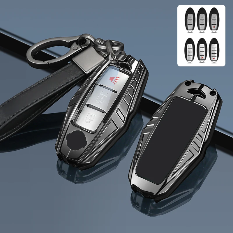 Zinc alloy Car Key Protective Case  Applicable to Infiniti G25 G35 G37 Q50 Q60 Q70 QX55 JX35 QX50 QX60 QX80  view 3
