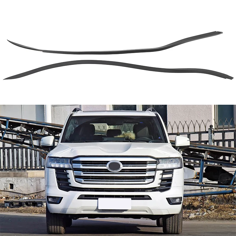 A-pillar Noise Reduction Sealing Strips Front Windshield A-pillar Rubber Seal Strip For Toyota Land Cruiser 300 LC300 2022-2026