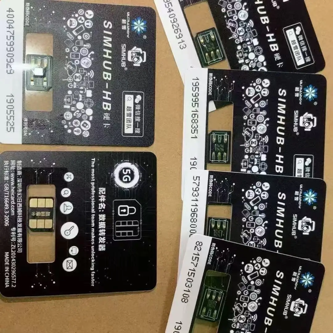 simhub pro HB qpe Per telefono cellulare versione US IP11/12/13/14/15/16promax supporto modalità MEP/TMSI/ICCID/Vo LTE