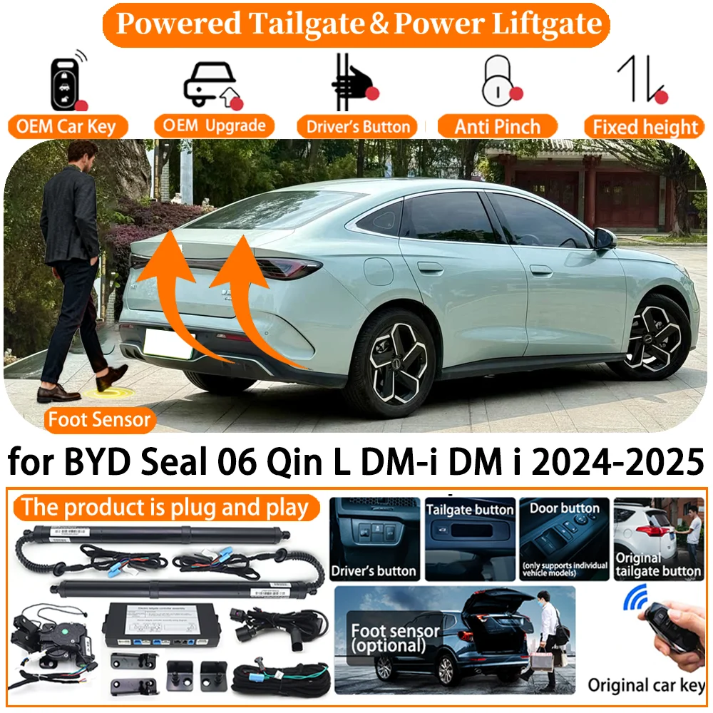 

Car OEM Powered Tailgate system for BYD Seal 06 Qin L DM-i DM i 2024-2026 Automatic Electric Power Tailgate Tail Gate Lift kit