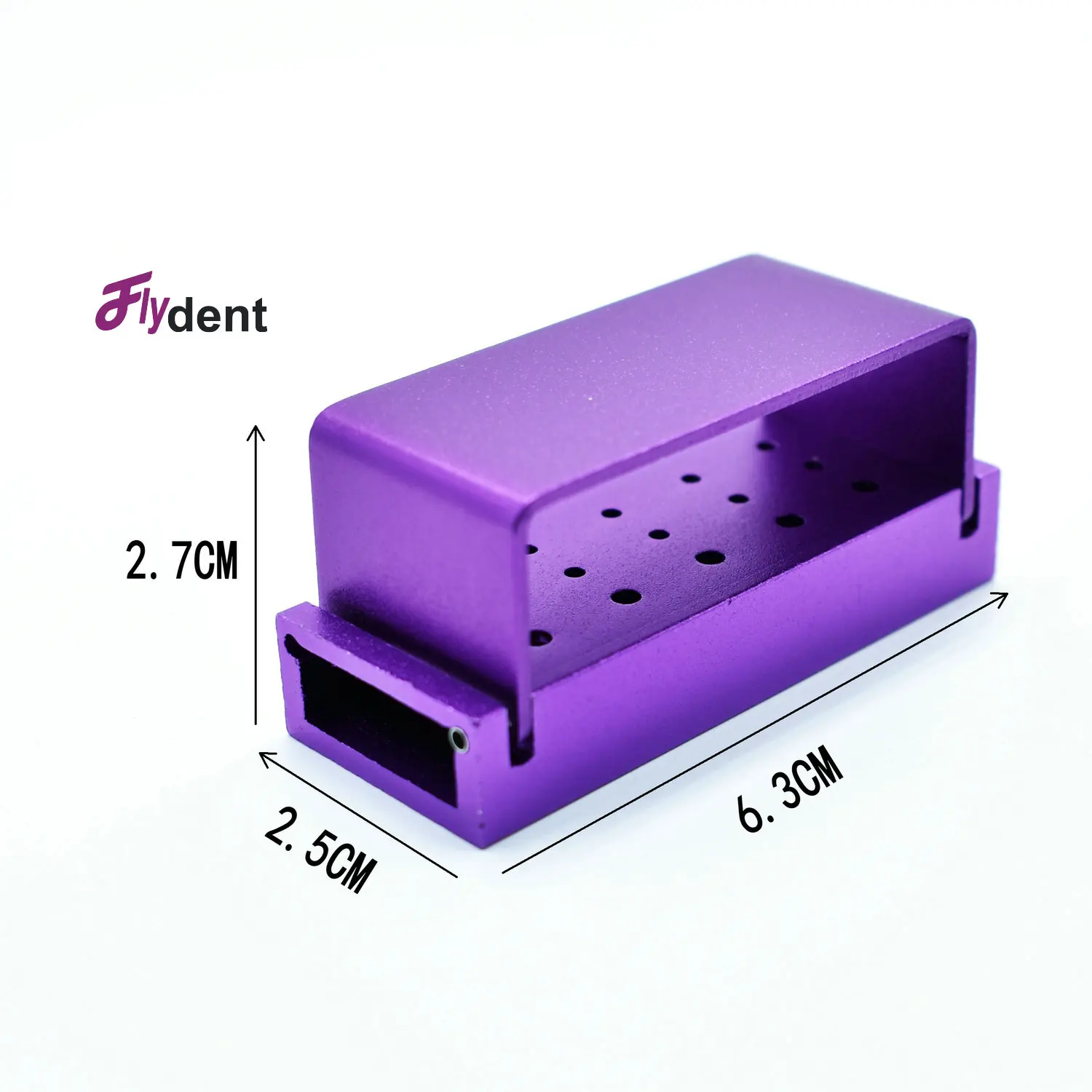 Dental Uses High-Speed and Low-Speed Drill Heads Cleaning Stands Disinfection Cabinets 15-Hole Aluminum Alloy Disinfection Stand view 6