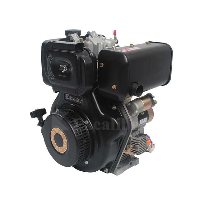 Diesel Engine Electronic Start Single Cylinder Air Cooled 4-stroke Small Machinery Engines Electric Engine