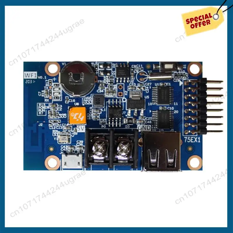 -A15I Módulo Full Color Metal Módulo Colorido Controlador WF1 Placa P3 P4 P5 P10 LED Para Painel Digital Matrix