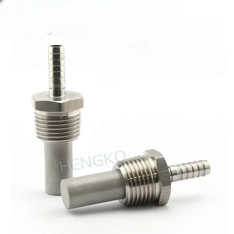 

10pcsHENGKO Home Beer Brewing Stainless Steel Inline Aeration/Oxygenation Diffusion Stone Assembly for Kettle
