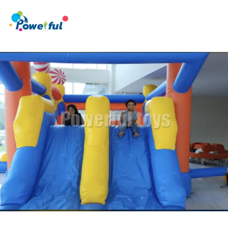 Outdoor Fun Bounce House  High Quality  Inflatable Bounce House with Slide Climbing Bounce Slide  Park