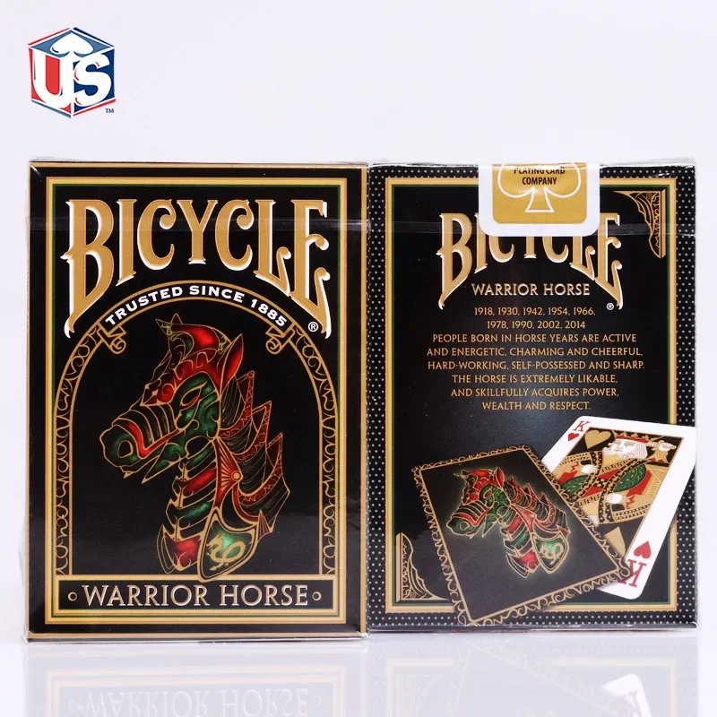 

Bicycle Warrior Horse Playing Cards Chinese New Year Limited Edition USPCC Deck Card Games Hobby & Collectibles Magicians Prop