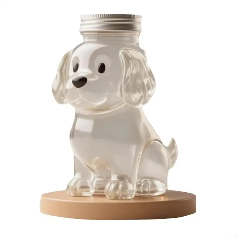 Premium Clear Pet Canister Featuring Full Visibility Lid And Easy Rinse Construction X3UC