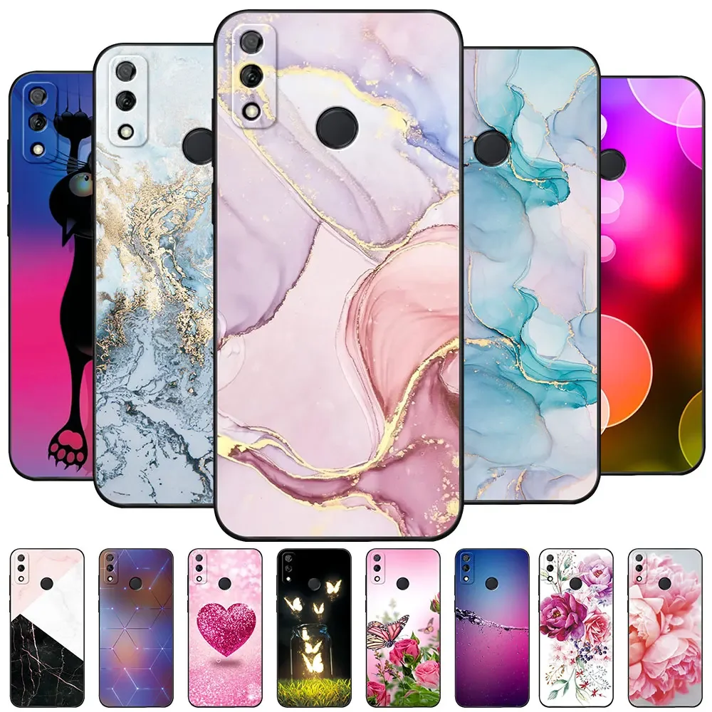 Case For Huawei Y8S Coque JKM-LX1  TPU Soft Silicone Funda Phone Case For Huawei Y8P Back Cover Marble Capa Bumper Shell