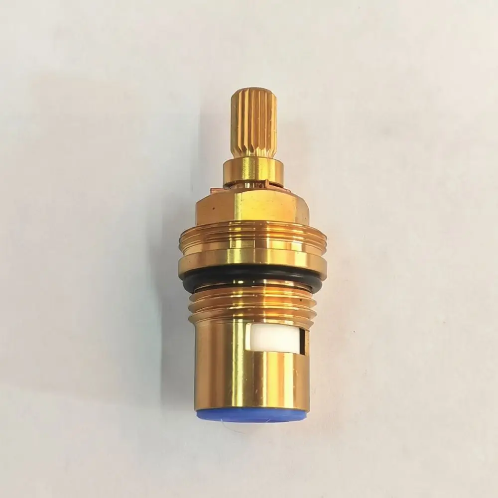 Brass Ceramic Replacement For Faucet Valve Angle Stop Wash Basin Quick Opening Copper Spool Water Plumbing Fitting