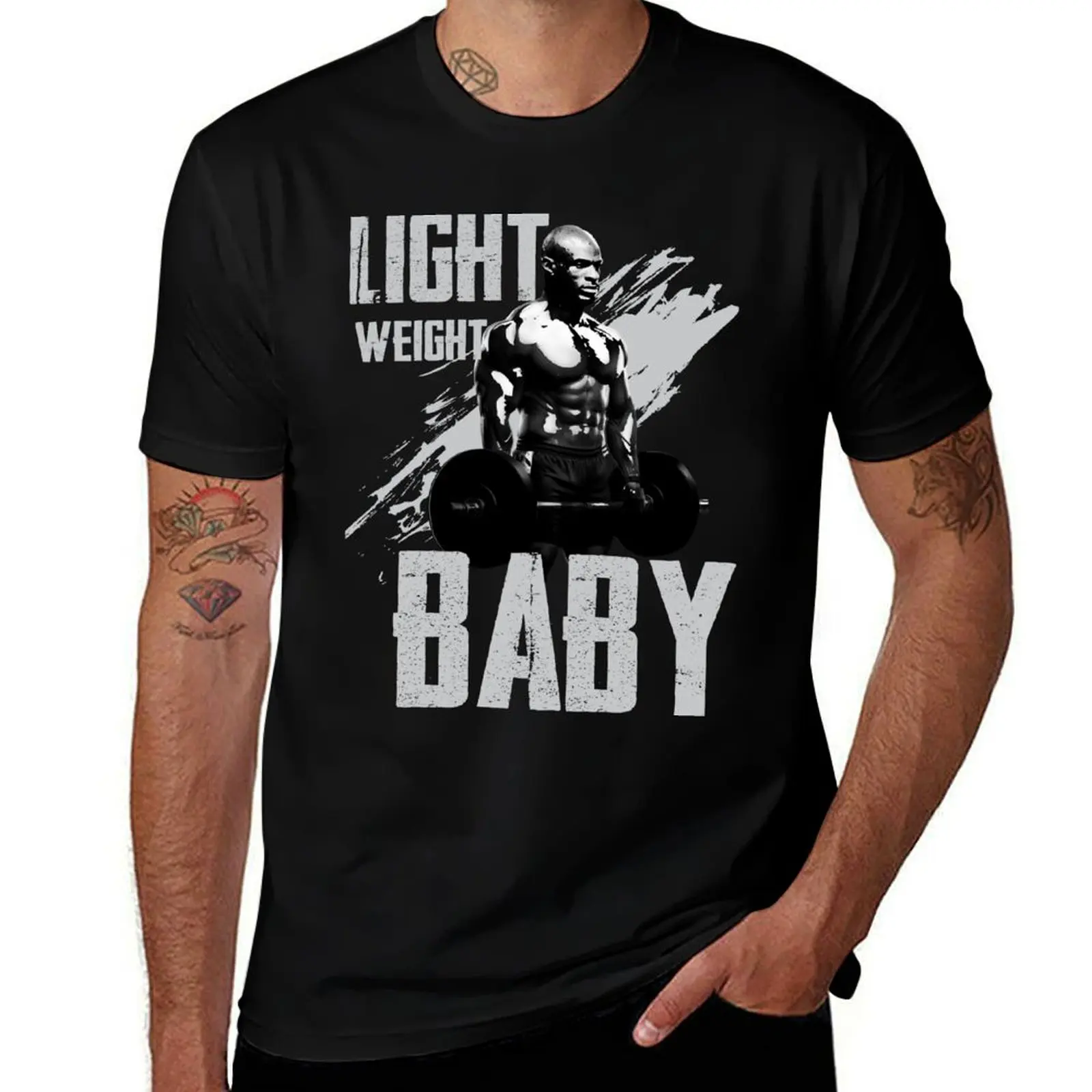 

Легкий малыш! (Ronnie Coleman) футболка мужская футболка с рисунком забавные футболки хлопковая мужская футболка хлопковая футболка