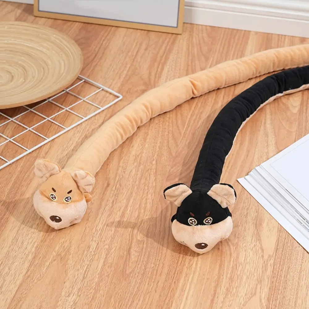 

Funny Sausage Dog Squeaky Dog 94cm Cartoon Sound-making Portable Soft Pet Interactive Grinding Teeth