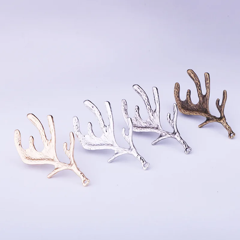 Fashion Trendy Man's Deer Head Brooch Suit Shirt Collar Pin Woman's Antler Badge Clothing Jewelry Brooches