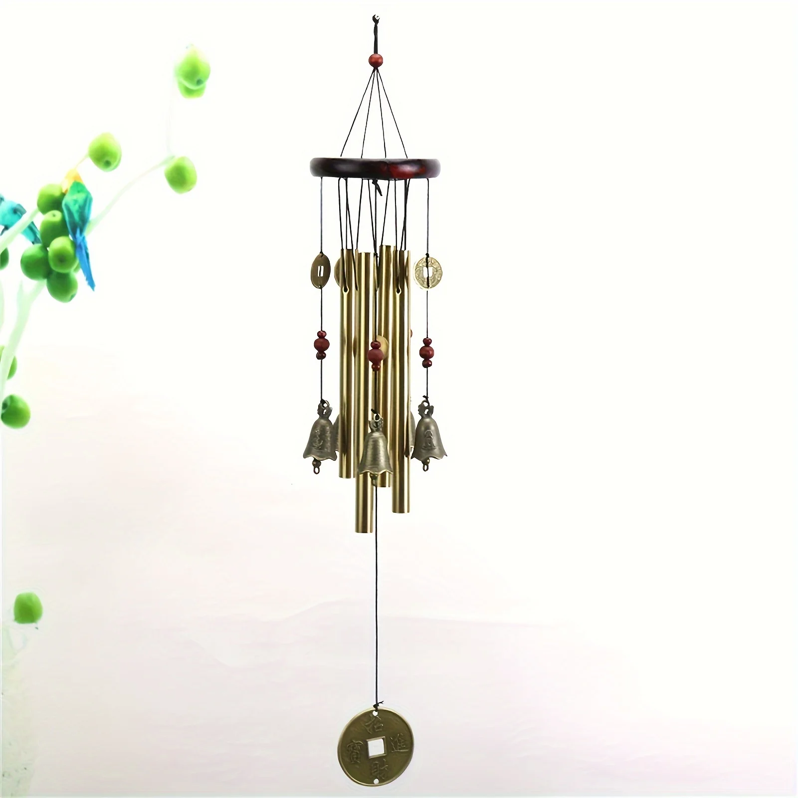 

Harmonious Large Metal Wind Chimes - Soothing Melodic Tones, Durable Outdoor Tubes - Perfect Garden & Patio Decoration, Ideal fo