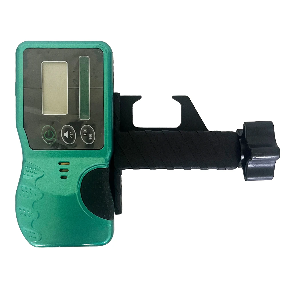 Receptor HEIPOE de nivel láser giratorio autonivelante/detector de nivel láser giratorio para exteriores con abrazadera resistente