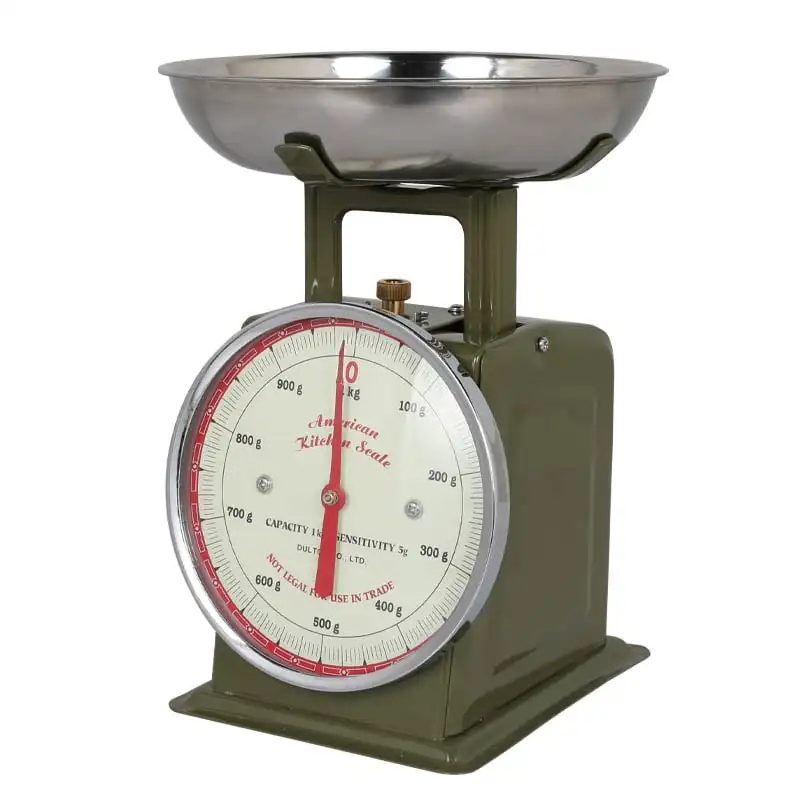 

1 Retro table scale Kitchen scale Baking diet Restaurant meter Metal mechanical scale