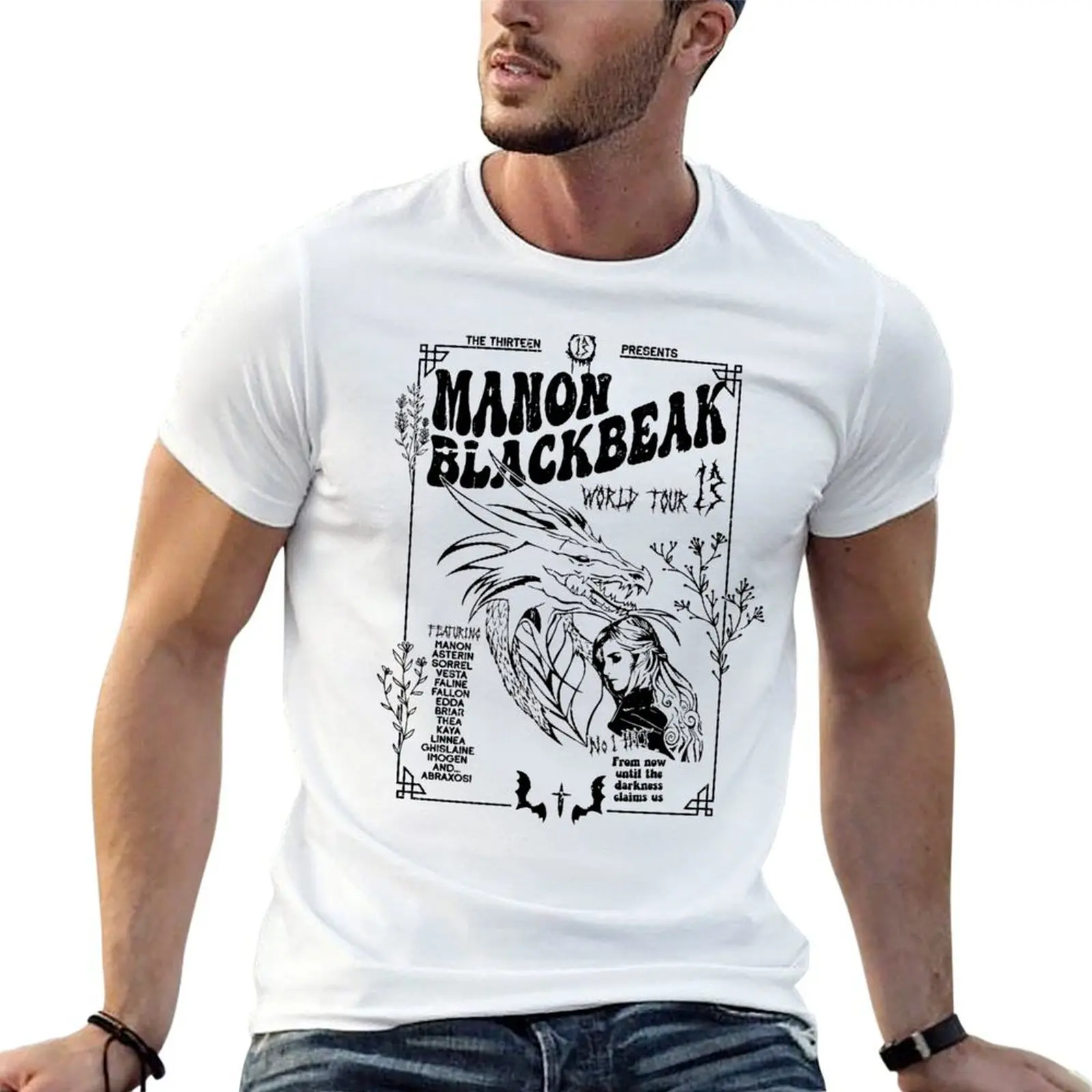 Manon Blackbeak Throne of Glass Shirt Sarah J Maas Merch Rowan Whitethorn ACOTAR Crescent City Rhysand T-Shirt