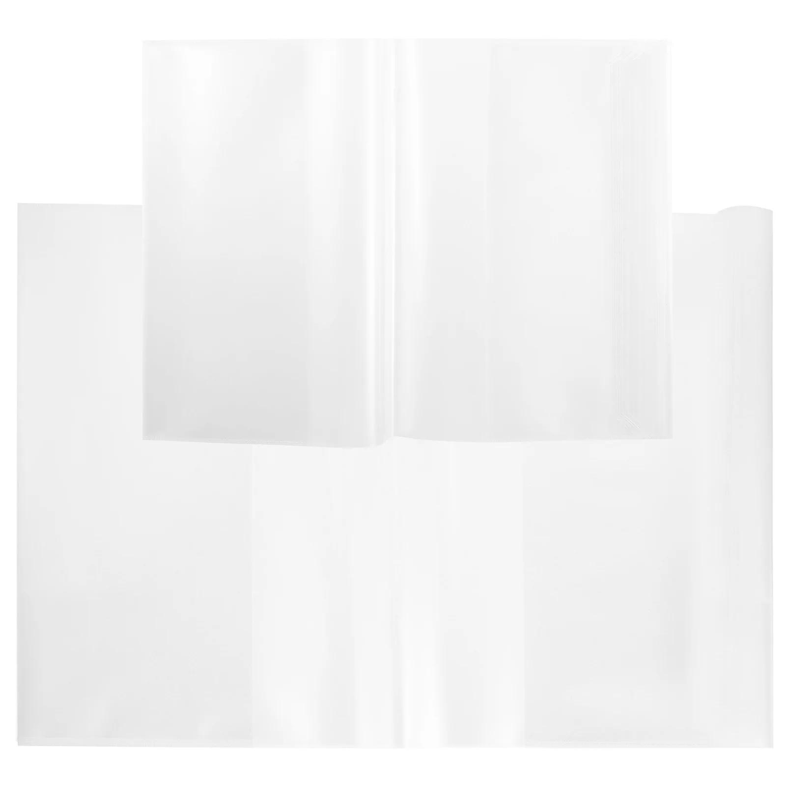 ปกสมุดโน้ต 20 ชิ้น คุณภาพพรีเมียม ผลิตจากพลาสติก PP ใส ปกป้องหนังสือ ใช้ซ้ำได้ ป้องกันรอยขีดข่วน สำหรับสมุดภาพ ใช้ในโรงเรียน