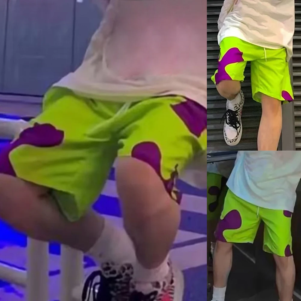 Gymshorts Zachte print Normale hardloopsport Joggingbroek Fitness Zwemkleding Workout Shorts Strand Zomer Gymvakantie