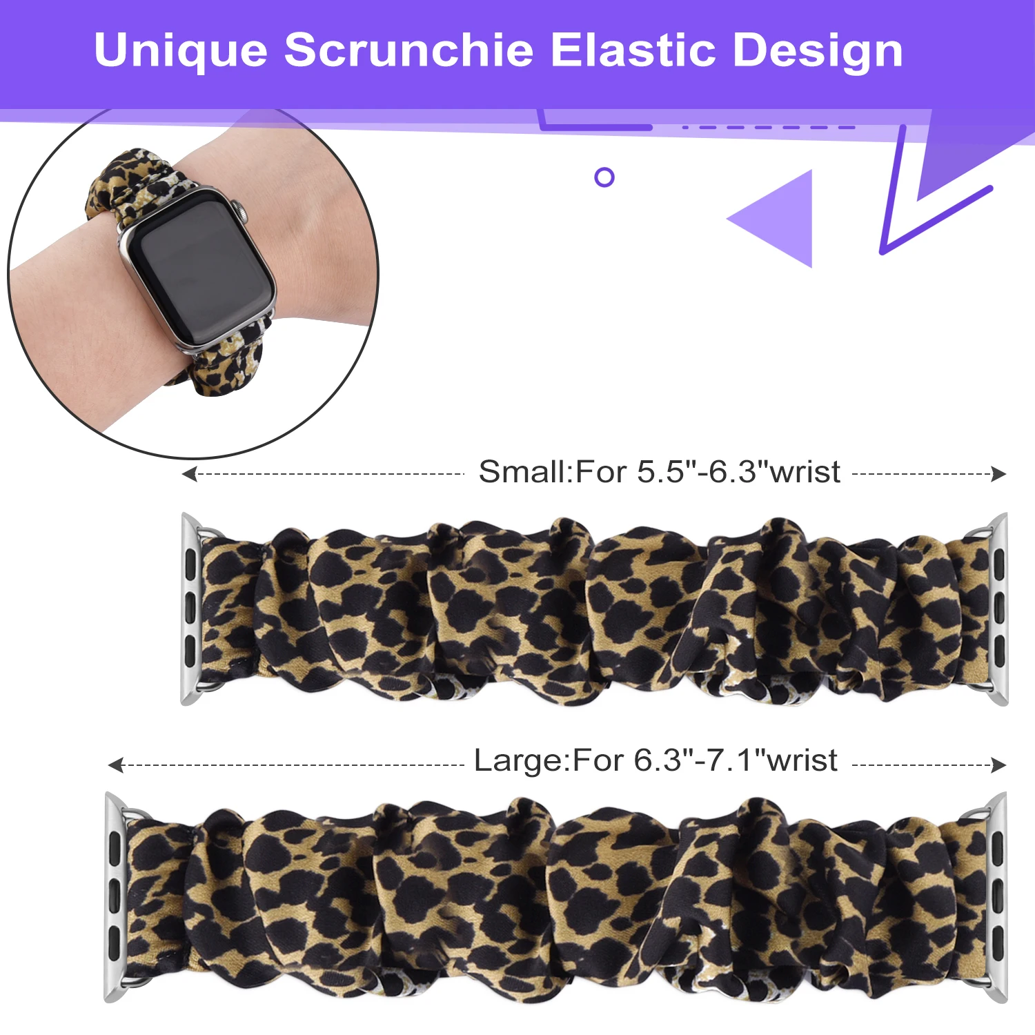 For Apple Watch Band Series 8 7 SE 6 5 Ulta 49mm Elastic Scrunchie Strap for IWatch 44mm 40mm 38mm 42mm 41mm 45mm Bracelet Belt