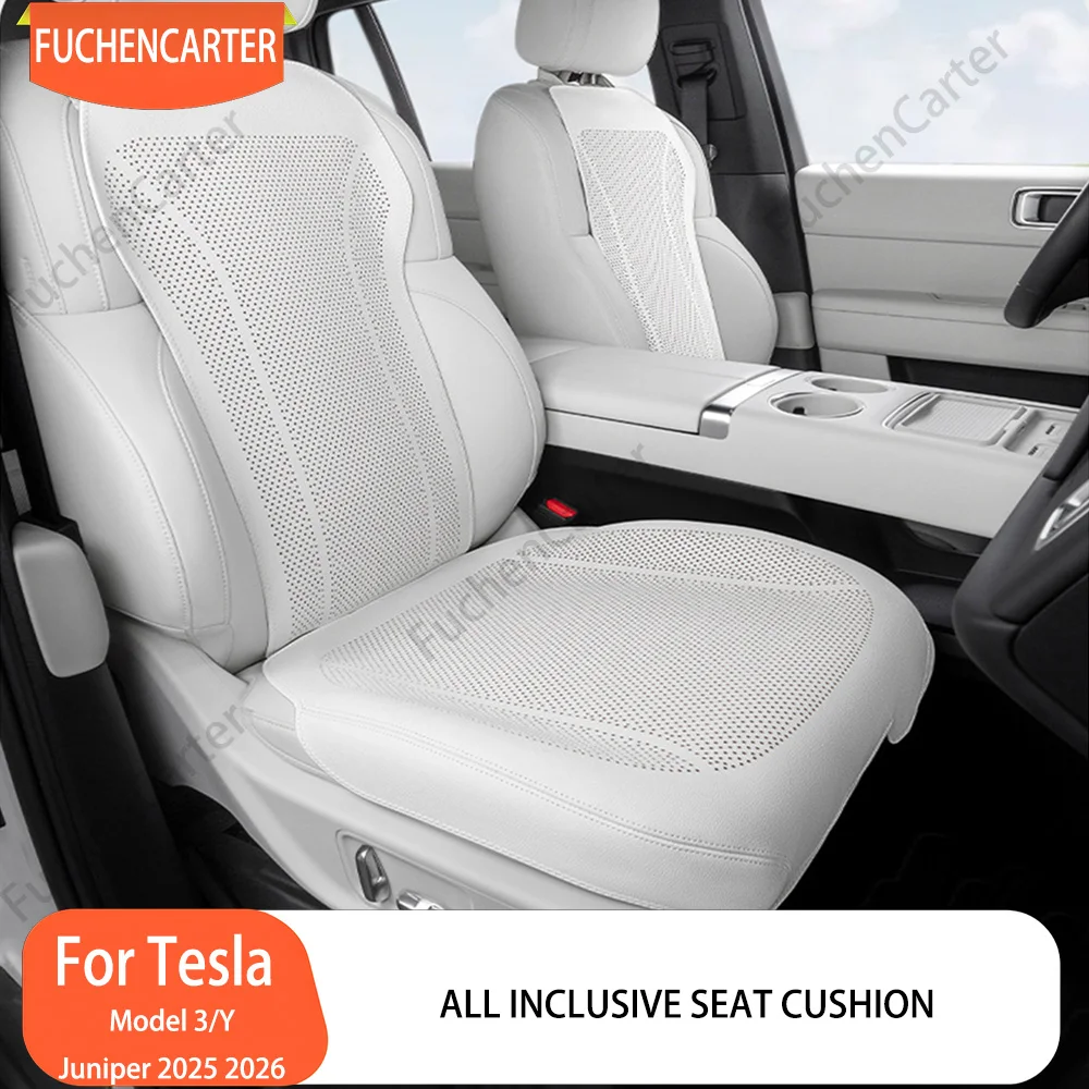 Full-inclusive Breathable Cooling Seat Cushion For Tesla New Model 3 / Model Y All Season Universal Comfort Car Seat Pad